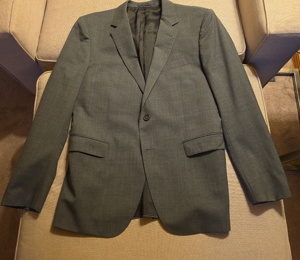Lanvin Charcoal Gray Men's Suit Jacket